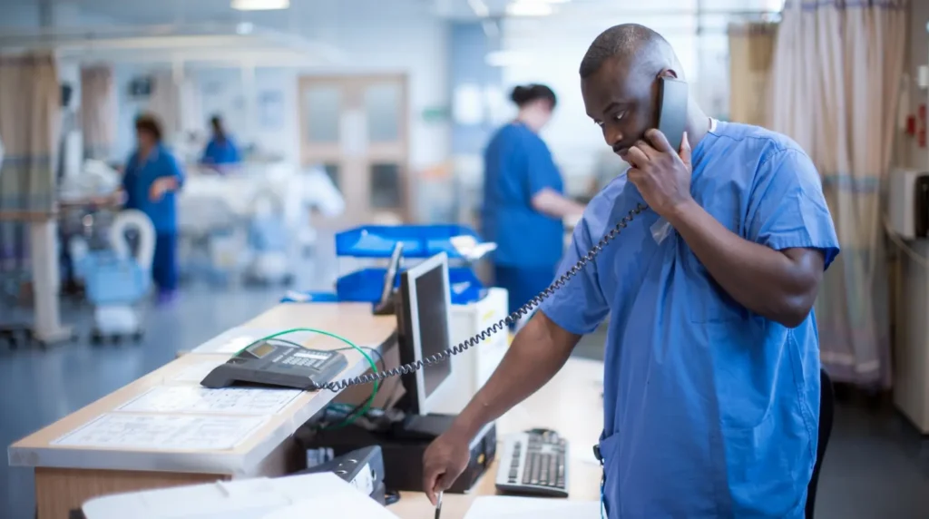 The Most Expensive Shift Is the One You Sent Outside Nurse on Phone
